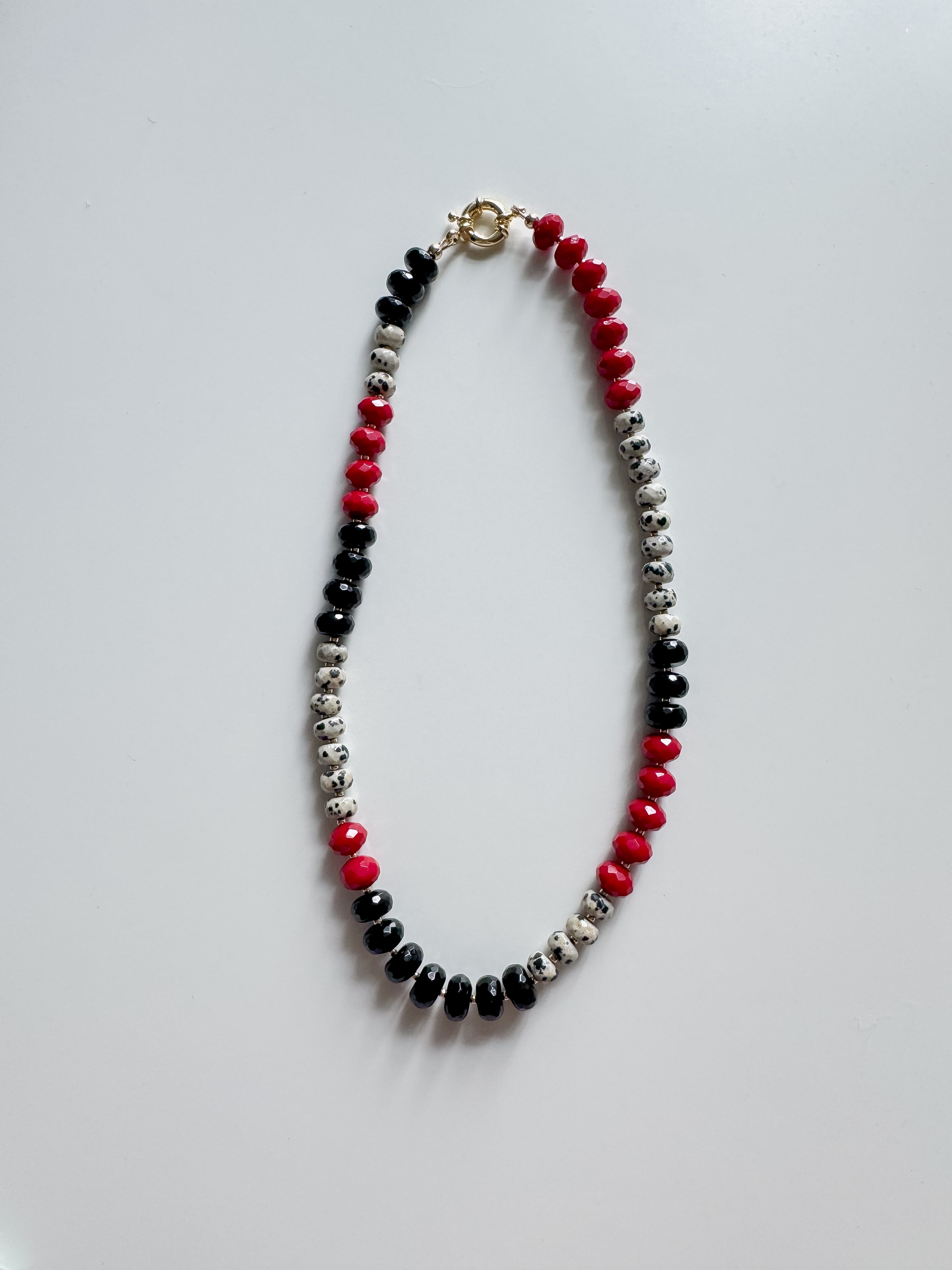 the wreck ‘em gemstone necklace