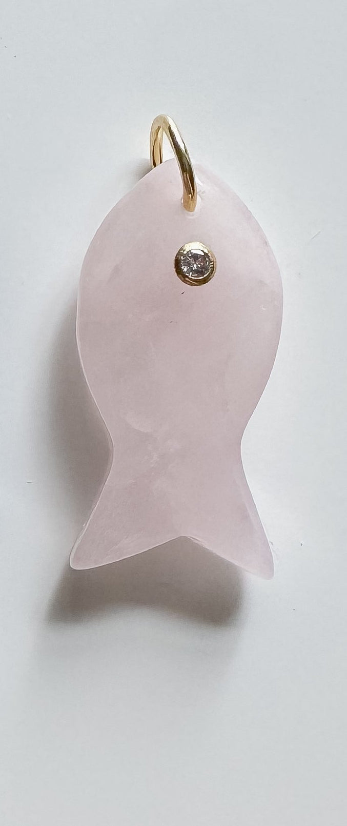 the gemstone fish pendant