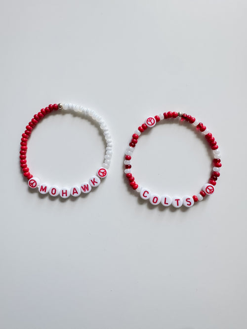 school spirit bracelet set —  mohawk elementary