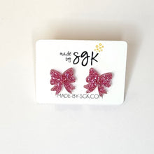 Load image into Gallery viewer, the colorful bow stud earring