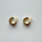 the rainbow mini hoop earring