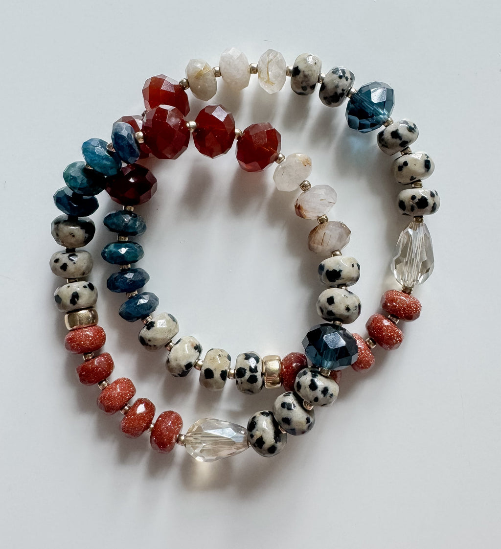 the fall feels gemstone bracelet