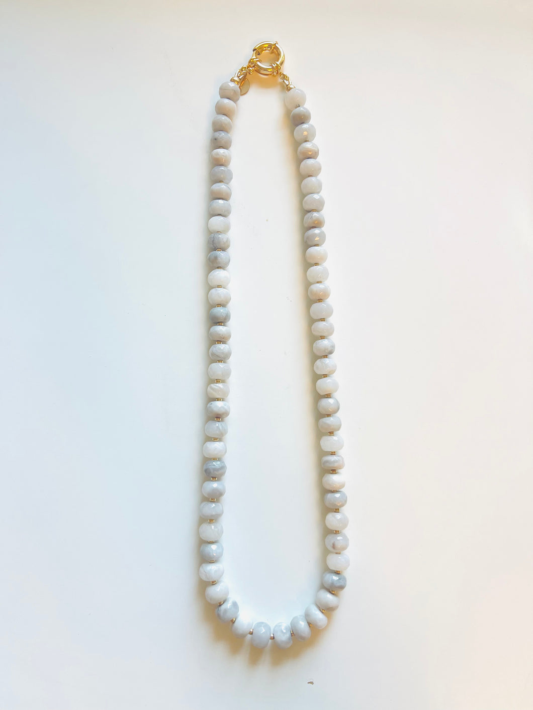 the gemstone necklace