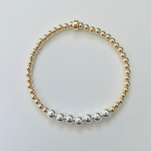 the silvergold design bracelet