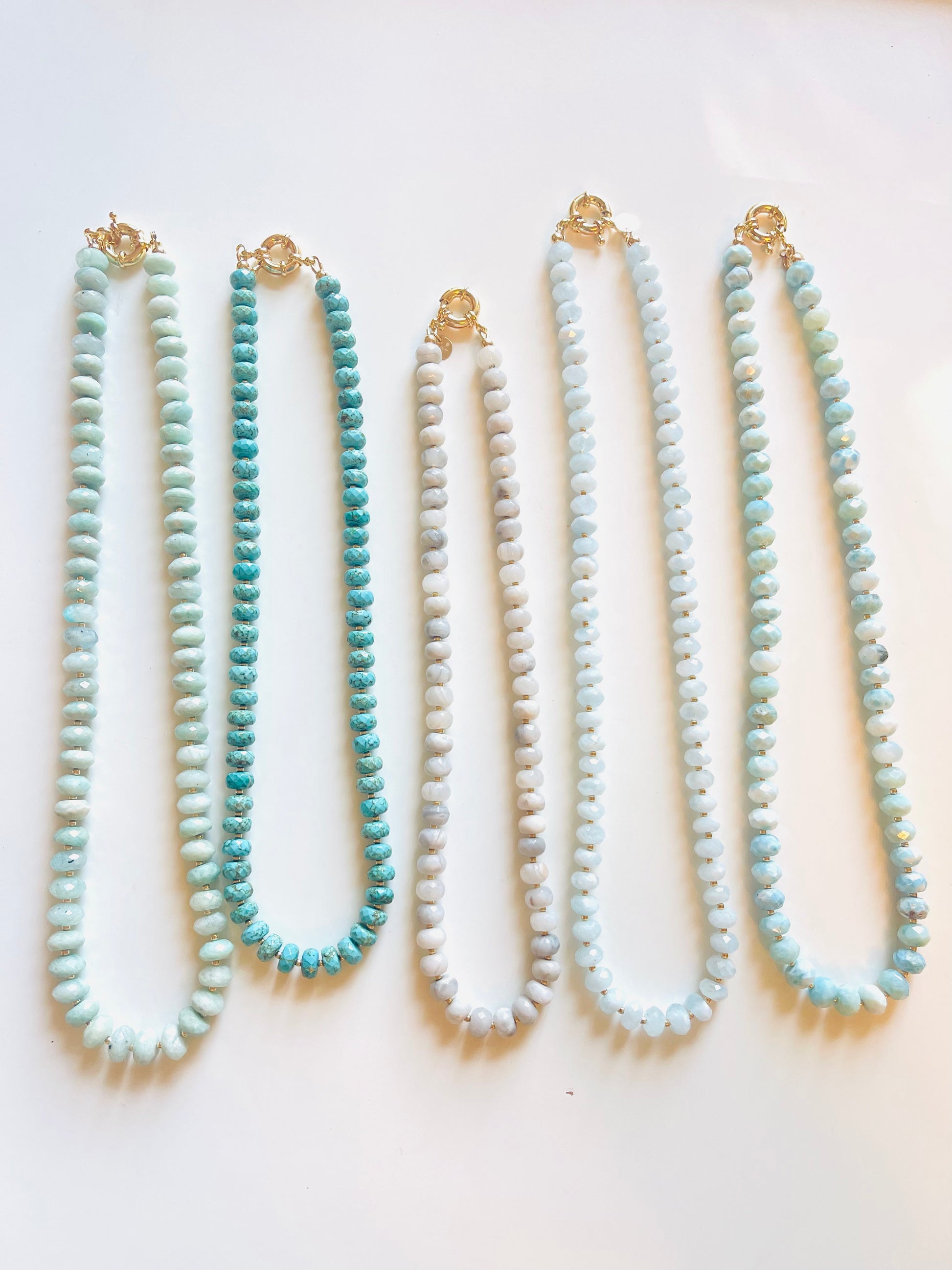 the gemstone necklace