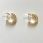 the crystal teeny hoop