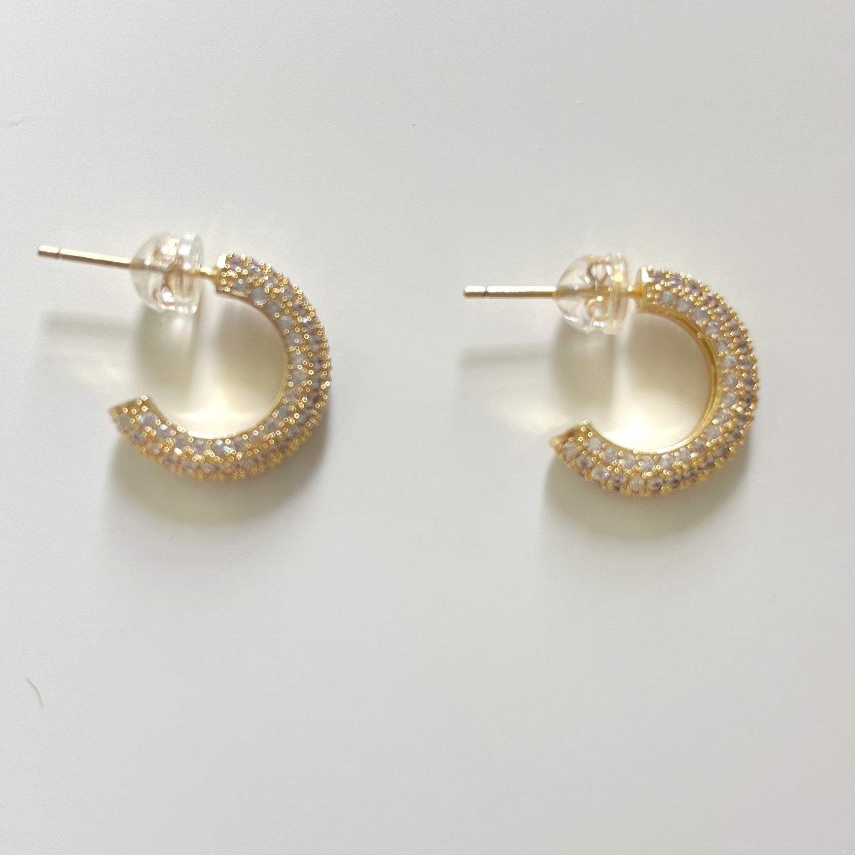 the crystal teeny hoop