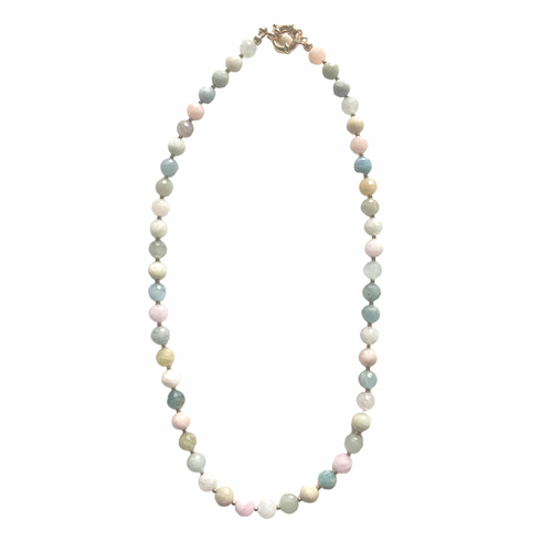 the pastel gemstone necklace