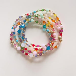 the rainbow diamond braceletu