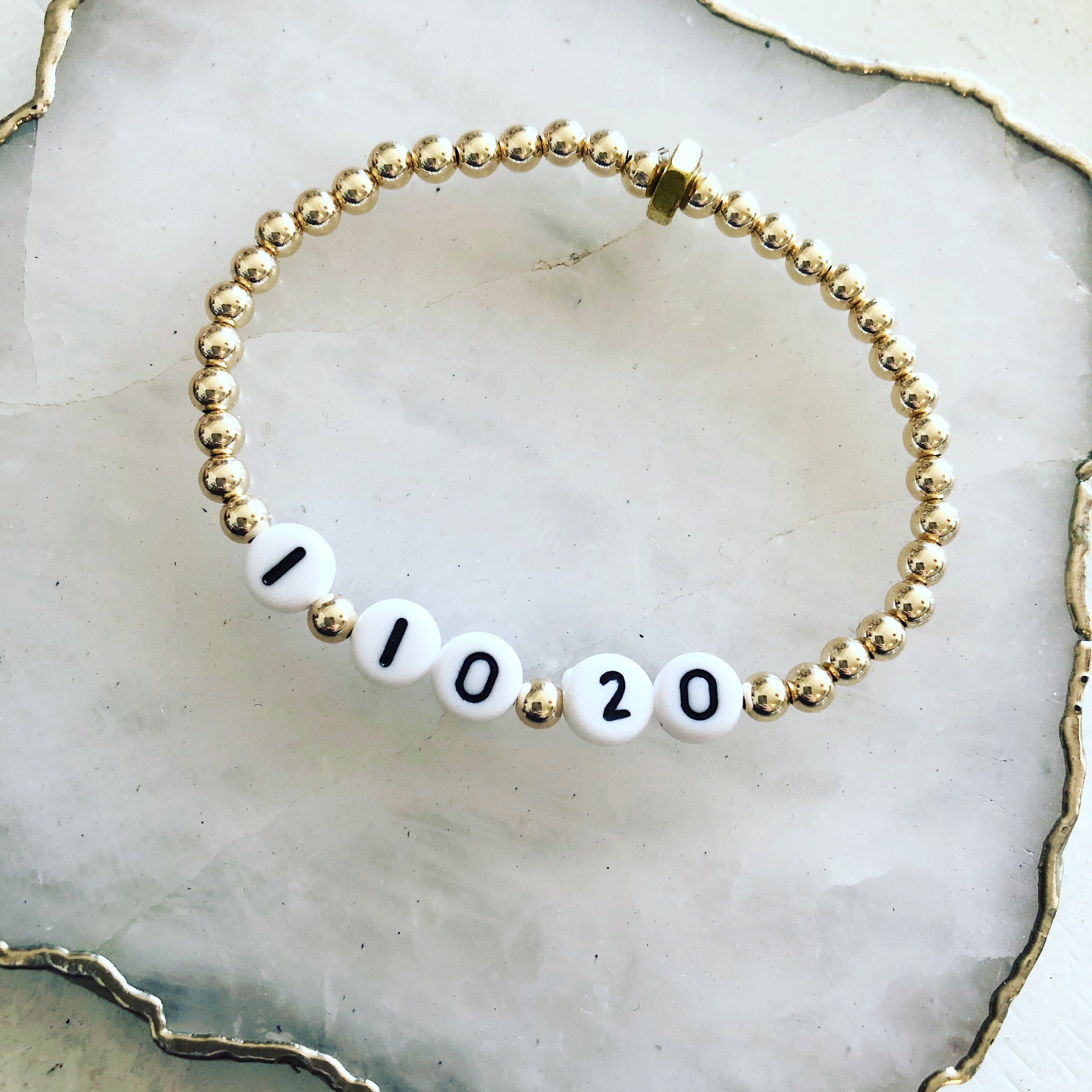 the letter bracelet -- KIDS SIZE