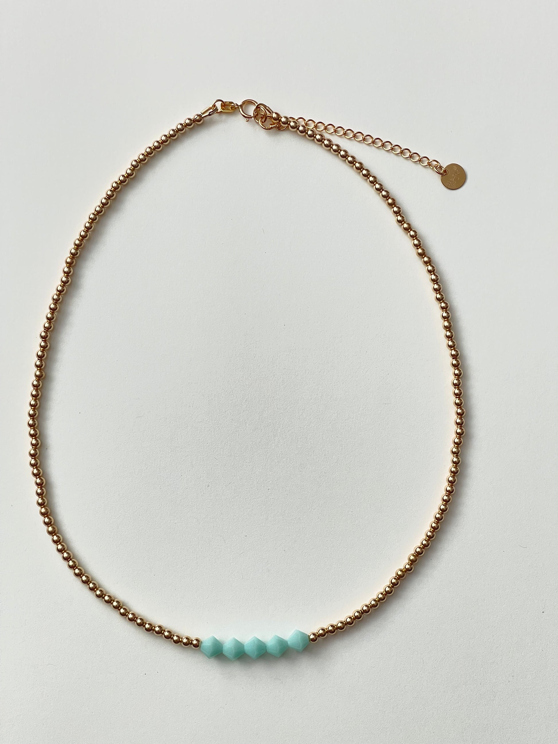 the golden mint necklace