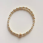 the silvergold plain bracelet