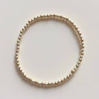 the silvergold plain bracelet