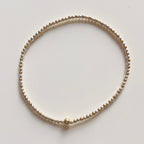 the silvergold plain bracelet