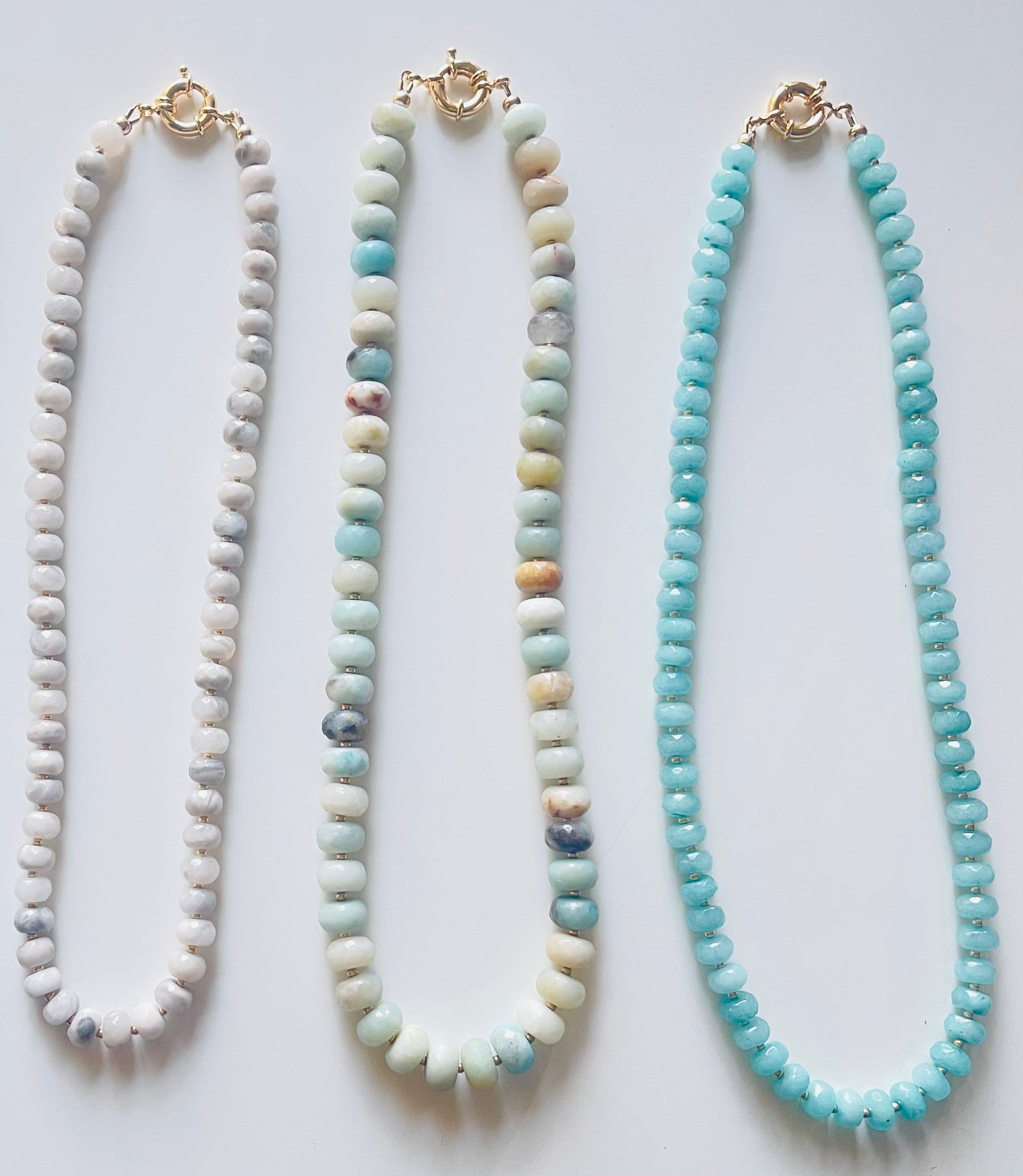 the gemstone necklace