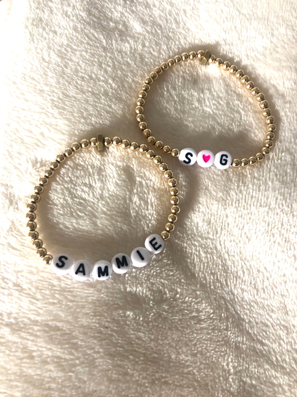 the letter bracelet