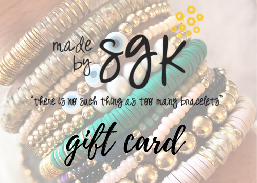 made by sgk gift card